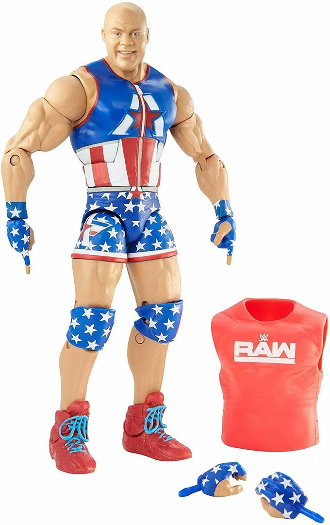 MATTEL WWE Wrestling Elite Collection 66 KURT ANGLE Action Figure DAMAGE BOX New 8 MATTEL WWE Wrestling Elite Collection 66 KURT ANGLE Action Figure DAMAGE BOX New