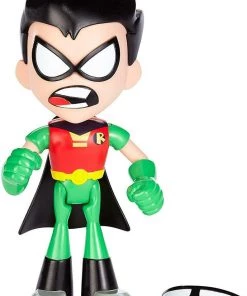 New Teen Titans Go! To The Movies Face-Swappers ROBIN Action Figure DAMAGE BOX