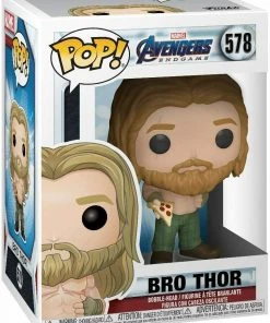 New Funko POP! Marvel: Avengers Endgame BRO THOR With Pizza Figure #578 DAMAGE BOX