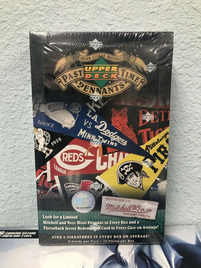 Unbranded Collectible Cards 2005 UPPER DECK Past Time Pennants MLB Baseball Hobby BOX NEW/SEALED 3 Unbranded Collectible Cards 2005 UPPER DECK Past Time Pennants MLB Baseball Hobby BOX NEW/SEALED