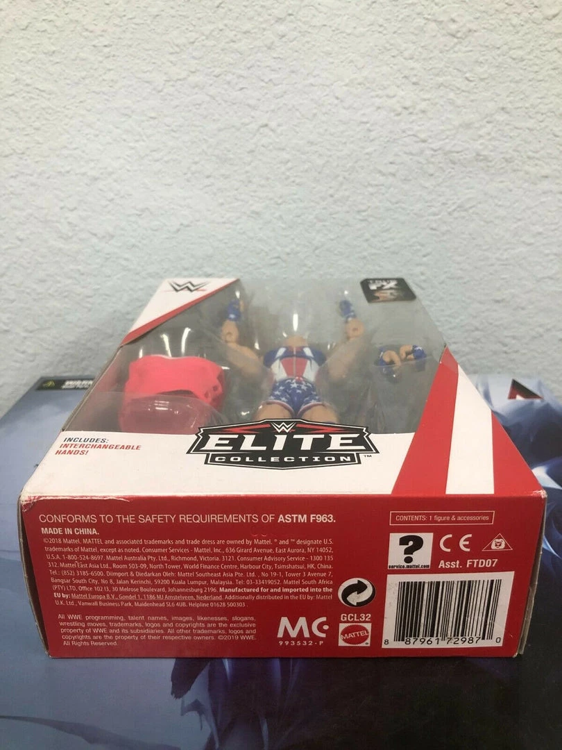 MATTEL WWE Wrestling Elite Collection 66 KURT ANGLE Action Figure DAMAGE BOX New 7 MATTEL WWE Wrestling Elite Collection 66 KURT ANGLE Action Figure DAMAGE BOX New