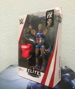 MATTEL WWE Wrestling Elite Collection 66 KURT ANGLE Action Figure DAMAGE BOX New