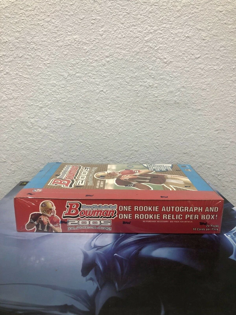 Unbranded 2005 BOWMAN NFL Football Cards Hobby BOX Factory NEW/SEALED 7 Unbranded 2005 BOWMAN NFL Football Cards Hobby BOX Factory NEW/SEALED