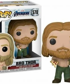 New Funko POP! Marvel: Avengers Endgame BRO THOR With Pizza Figure #578 DAMAGE BOX