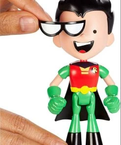 New Teen Titans Go! To The Movies Face-Swappers ROBIN Action Figure DAMAGE BOX