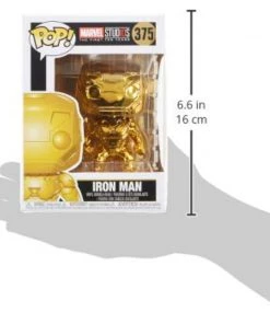 Funko Pop Marvel Studio 10th Anniversary Gold Chrome Iron Man 375