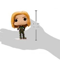 Funko - POP Marvel: Captain Marvel W/ Neon Suit Figure W/ Protector
