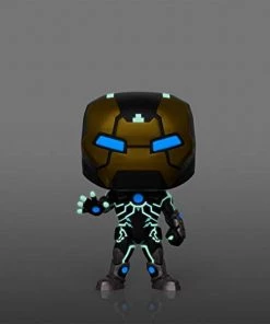 Funko Marvel Iron Man Model 39 Pop Figure (Glows In The Dark) (AAA Anime Exclusive)w/Protector