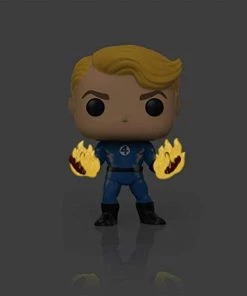 Funko POP! Marvel: Fantastic 4 HUMAN TORCH Specialty Series Figure W/ Protector