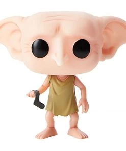 Action Figures Funko POP Movies: Harry Potter Action Figure - Dobby #6561 Figure W/ Protector