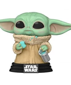POP Funko Star Wars: The Mandalorian - The Child, Grogu With Cookie W/Protector