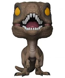 Funko Pop! Movies: Jurassic Park - Velociraptor Figure W/Protector Playsets & Toys