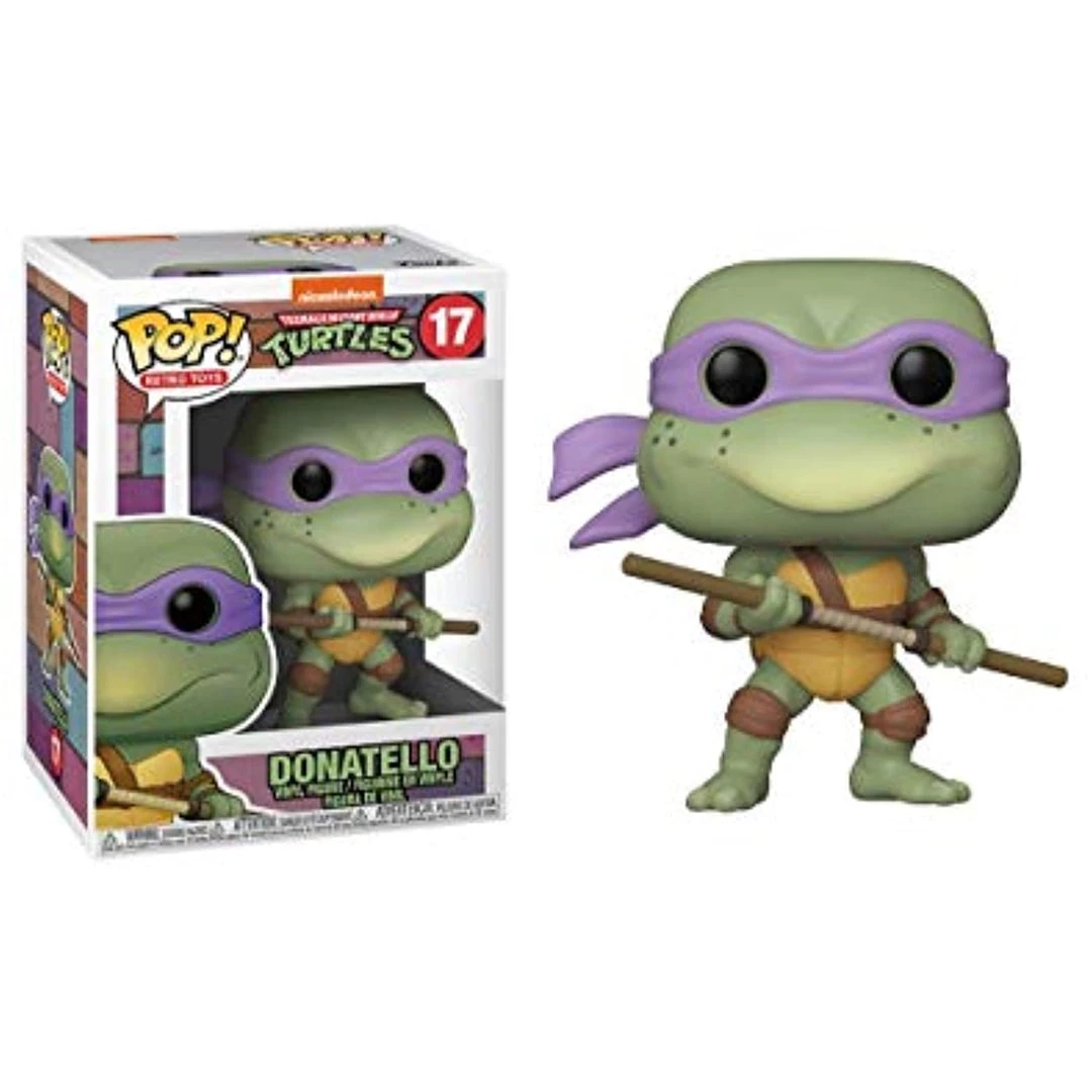 Funko Pop! Retro Toys: Teenage Mutant Ninja Turtles - Donatello W/Protector 5 Funko Pop! Retro Toys: Teenage Mutant Ninja Turtles - Donatello W/Protector