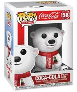 Funko POP! Ad Icons: COCA-COLA POLAR BEAR Figure #58 W/ Protector