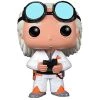Funko POP! Movies: Back To The Future DR. EMMETT BROWN Figure #50 W/ Protector