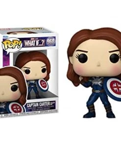 POP Funko Marvel: What If? - Captain Carter, Stealth Suit W/ Protector