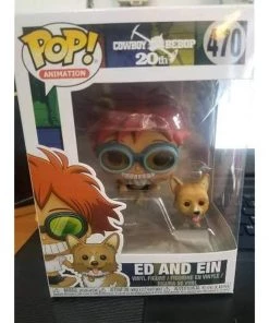 Funko Pop & Buddy Animation: Cowboy Bebop - Edward & EIN Figure W/ Protector Playsets & Toys