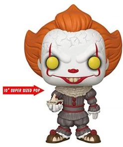 Funko Pop! Movies IT Chapter 2 Pennywise W/Boat Super 10" Figure W/ Protector 13 Funko Pop! Movies IT Chapter 2 Pennywise W/Boat Super 10
