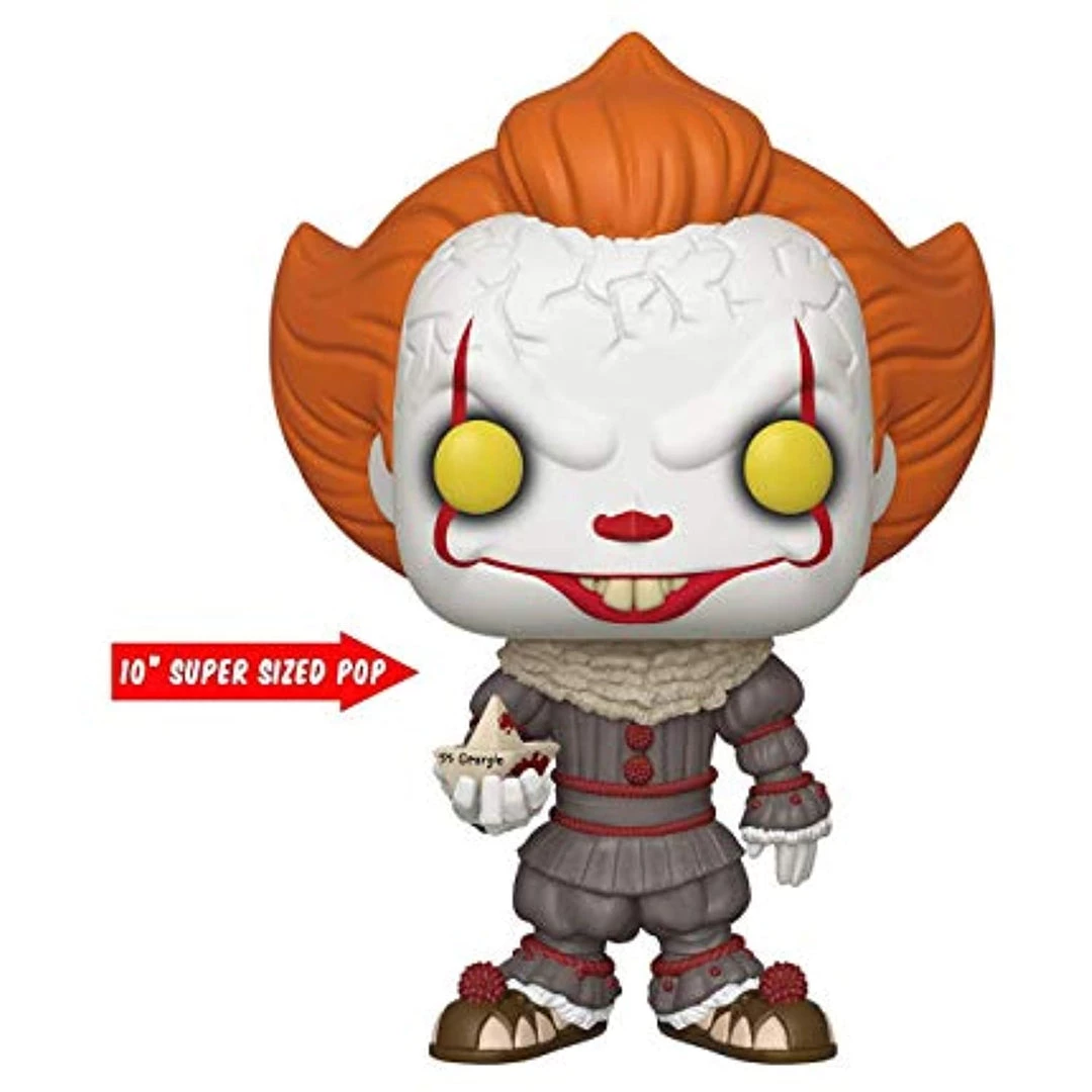 Funko Pop! Movies IT Chapter 2 Pennywise W/Boat Super 10" Figure W/ Protector 8 Funko Pop! Movies IT Chapter 2 Pennywise W/Boat Super 10" Figure W/ Protector