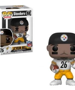Funko POP! NFL Pittsburgh Steelers LE'VEON BELL Figure #52 W/ Protector