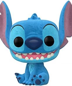 Funko POP! Disney Lilo & Stitch #1045 - Stitch Flocked Exclusive W/ Protector
