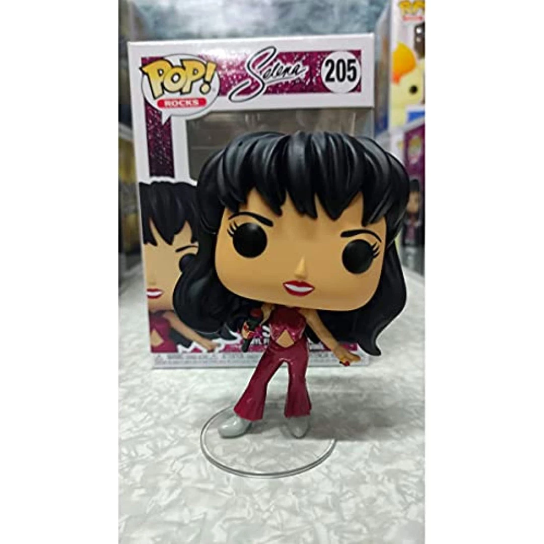 Funko Pop! Rocks: Selena (Burgundy Outfit) Figure W/ Protector 6 Funko Pop! Rocks: Selena (Burgundy Outfit) Figure W/ Protector