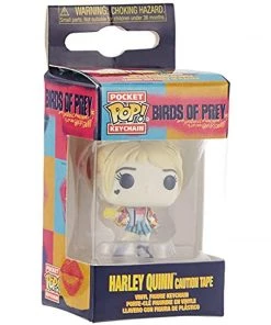 Funko Pop! Keychains: Birds Of Prey - Harley Quinn (Caution Tape) 8 Funko Pop! Keychains: Birds Of Prey - Harley Quinn (Caution Tape)