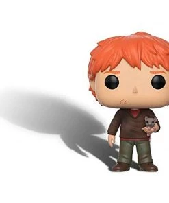 Funko POP! Harry Potter RON WEASLEY With Scabbers Figure #44 W/ Protector