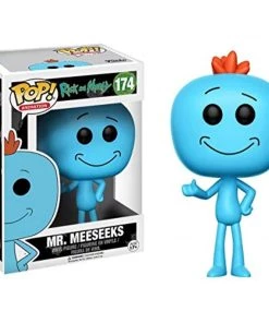 Funko POP! Animation: Rick And Morty MR. MEESEEKS Figure #174 W/ Protector