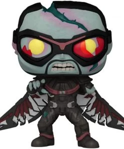 Funko POP Marvel: What If? - Zombie Falcon Figure W/ Protector