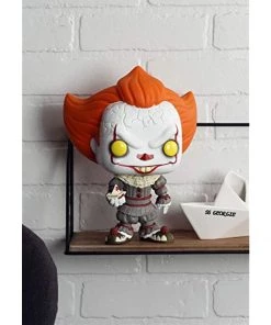Funko Pop! Movies IT Chapter 2 Pennywise W/Boat Super 10" Figure W/ Protector 10 Funko Pop! Movies IT Chapter 2 Pennywise W/Boat Super 10