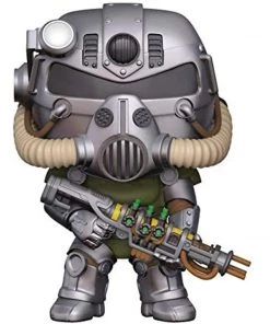 Action Figures FUNKO Pop Games FALLOUT T-51 POWER ARMOR #370 Vinyl Figure W/ Protector Case