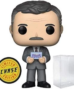 Funko POP! TV: Jeopardy! ALEX TREBEK Chase Figure #776 W/ Protector