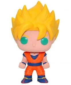 Funko POP! Anime: Dragon Ball Z SUPER SAIYAN GOKU Figure #14 W/ Protector