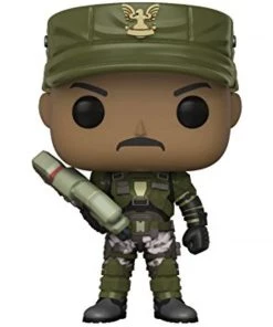 Funko POP! Games: Halo Sergeant Johnson Figure W/Protector