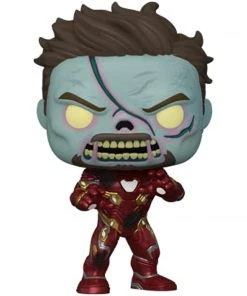 Funko Pop! Marvel: What If? Zombie Iron Man Bobblehead W/ Protector