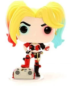 Funko Pop! Super Heroes: Harley Quinn With Boombox #279 Exclusive W/ Protector