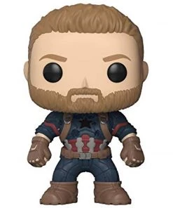 Playsets & Toys Funko POP! Marvel: Avengers Infinity War - Captain America Figure W/ Protector