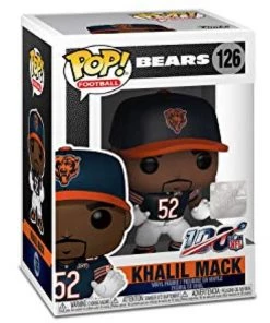 Funko Sports NFL Khalil Mack # 126 Chicago Bears Wave 6 Pop Vinyl Figure W/ Protector 10 Funko Sports NFL Khalil Mack # 126 Chicago Bears Wave 6 Pop Vinyl Figure W/ Protector