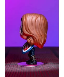 POP Funko Marvel: What If? - Captain Carter, Stealth Suit W/ Protector