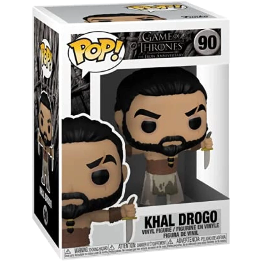 Funko POP TV Game Of Thrones - Khal Drogo Daggers Figure W/ Protector 4 Funko POP TV Game Of Thrones - Khal Drogo Daggers Figure W/ Protector