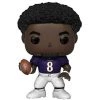 Toystops Funko POP! NFL LAMAR JACKSON Baltimore Ravens Figure #120 W/ Protector