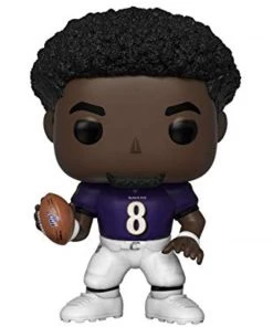 Toystops Funko POP! NFL LAMAR JACKSON Baltimore Ravens Figure #120 W/ Protector