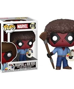 Funko POP! Marvel DEADPOOL As BOB ROSS Figure #319 W/ Protector