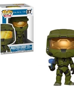 Funko POP! Games: Halo Master Chief With Cortana Figure W/ Protector