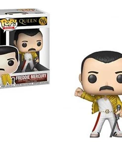 Funko POP! Rocks: Queen FREDDIE MERCURY Figure #96 W/ Protector