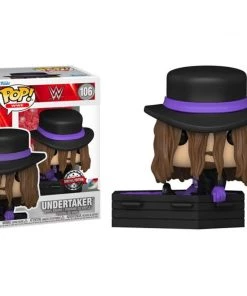 Funko Pop! Undertaker Out Of Coffin WWE Vinyl Figure Exclusive W/ Protector