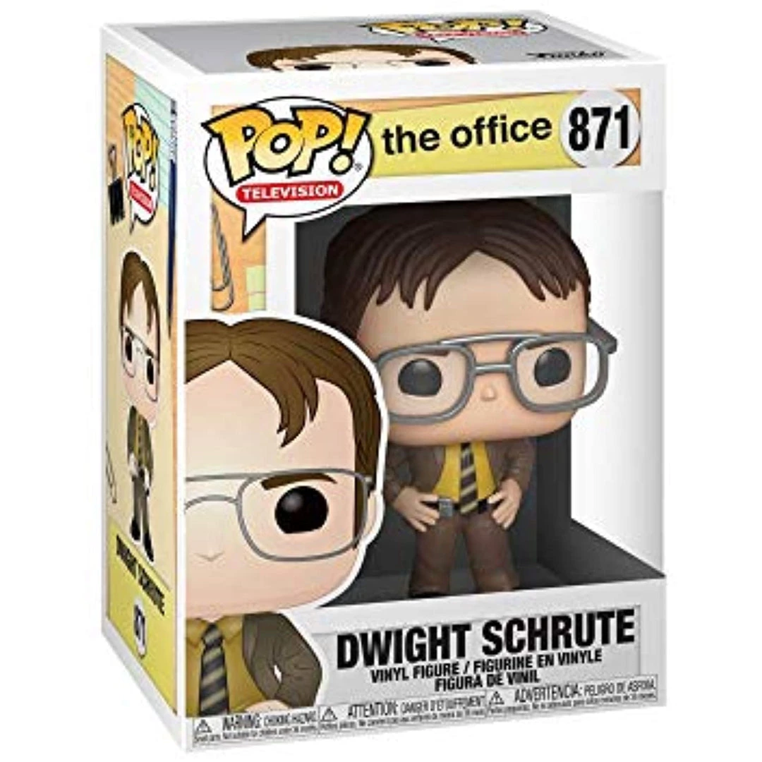 Funko POP! TV The Office DWIGHT SCHRUTE Figure #871 W/ Protector 4 Funko POP! TV The Office DWIGHT SCHRUTE Figure #871 W/ Protector