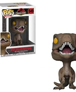Funko Pop! Movies: Jurassic Park - Velociraptor Figure W/Protector Playsets & Toys