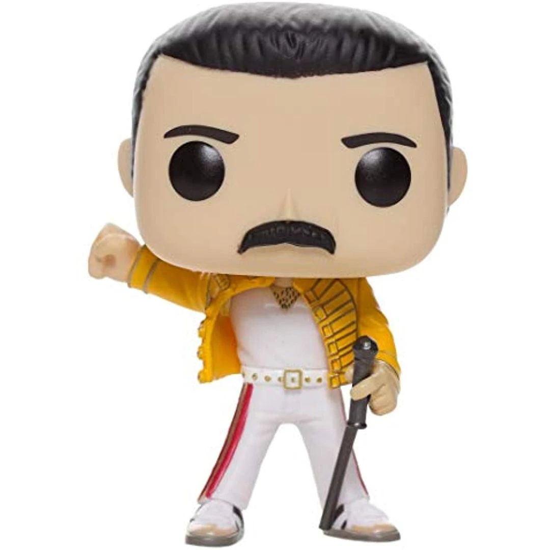 Funko POP! Rocks: Queen FREDDIE MERCURY Figure #96 W/ Protector 4 Funko POP! Rocks: Queen FREDDIE MERCURY Figure #96 W/ Protector